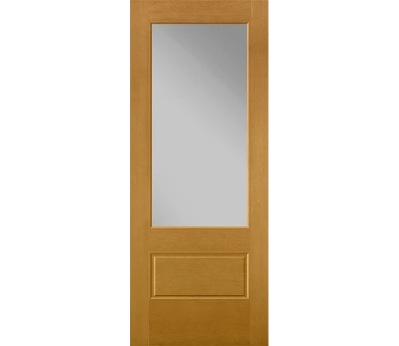 Trenton 3 Quaters Light Fiberglass Entry Door