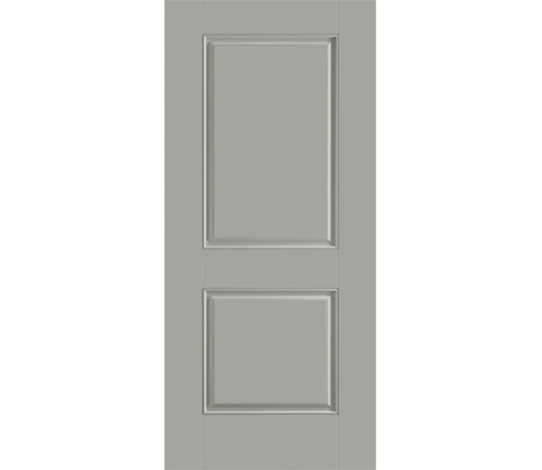 Trenton Two Panel Square Fiberglass Entry Door